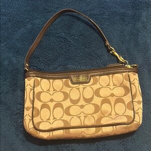 Coach Brown Signature Shoulder Bag